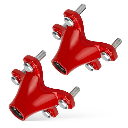 Rear Red Wheel Hubs for Honda TRX250X TRX300X TRX400X (2000–2023)