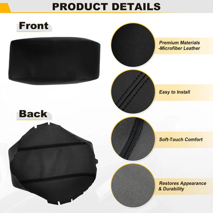 Leather Center Console Lid Armrest Cover for Dodge Durango (2011–2020)