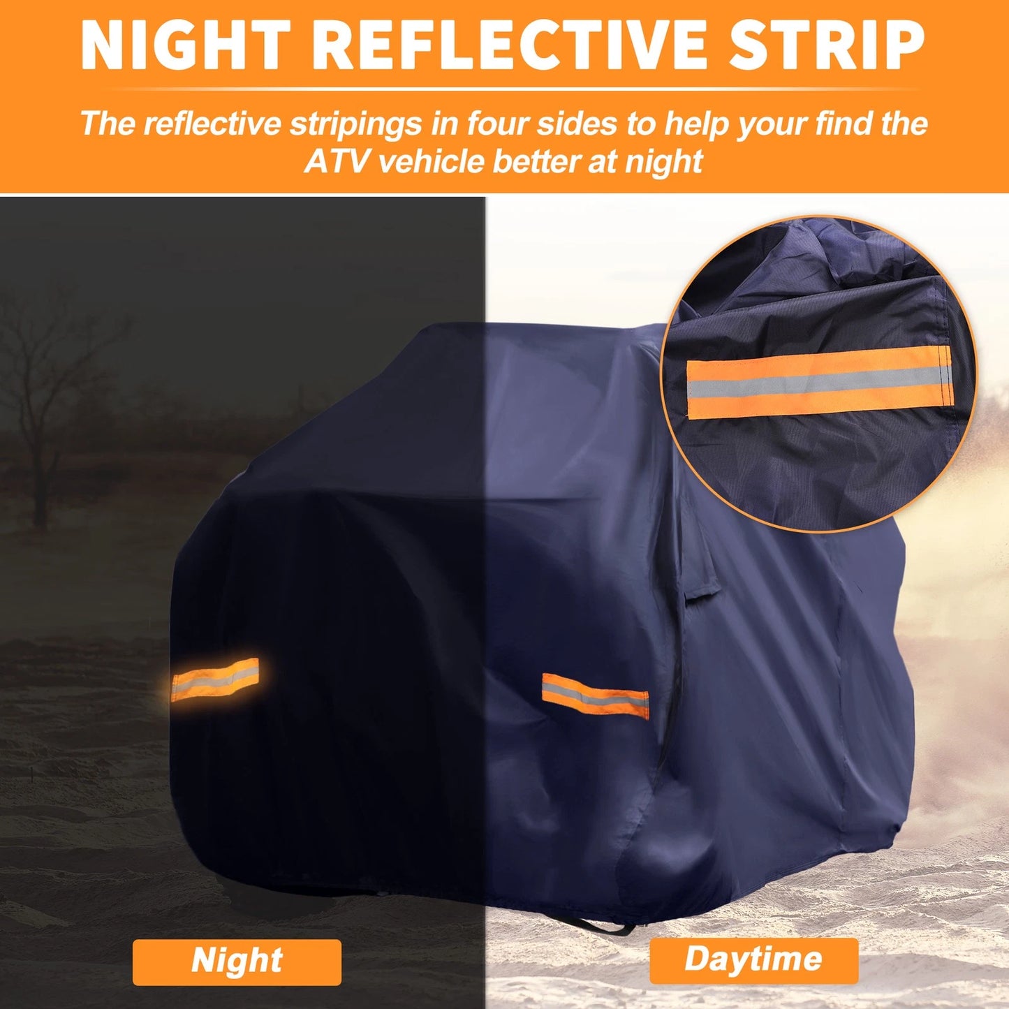 ATV Cover for Polaris Sportsman 850, XP 1000 (Navy Blue, 84.65")