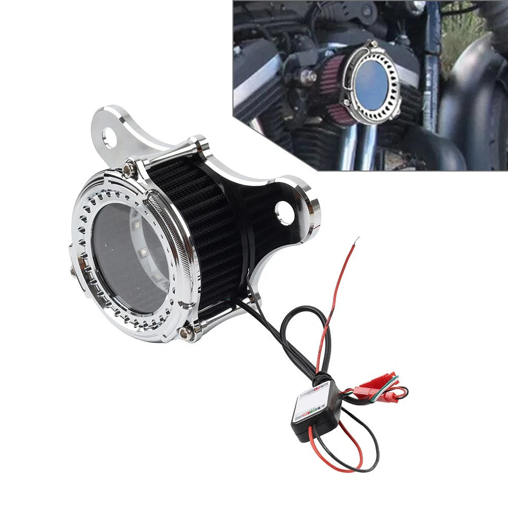 Clear Air Cleaner Intake Filter Kit for Harley Sportster XL 883 XL1200 (1991–2022)