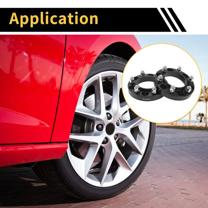 2X Wheel Spacers 6x139.7mm M12x1.5 for Toyota Land Cruiser (1980–1997)