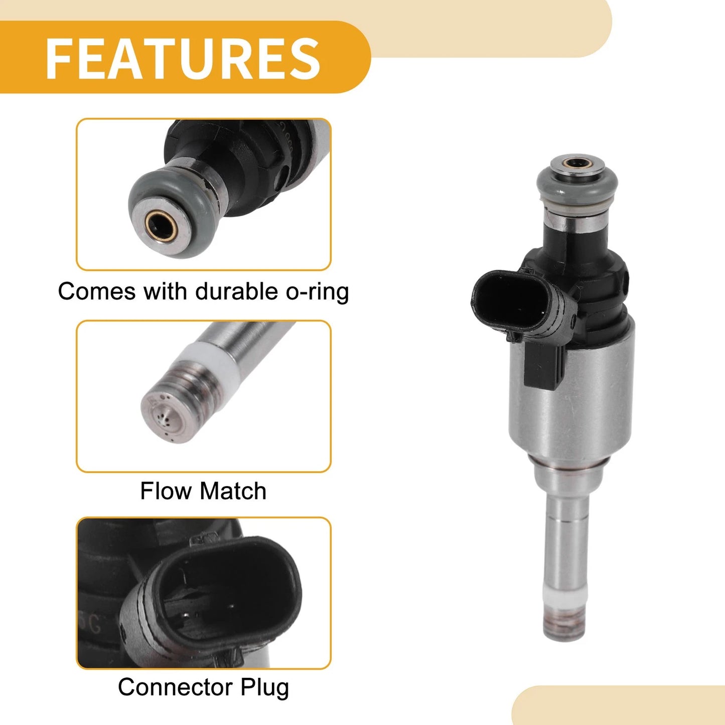 Fuel Injector 06J906036G/0261500080 for Audi A3 (2008–2013)
