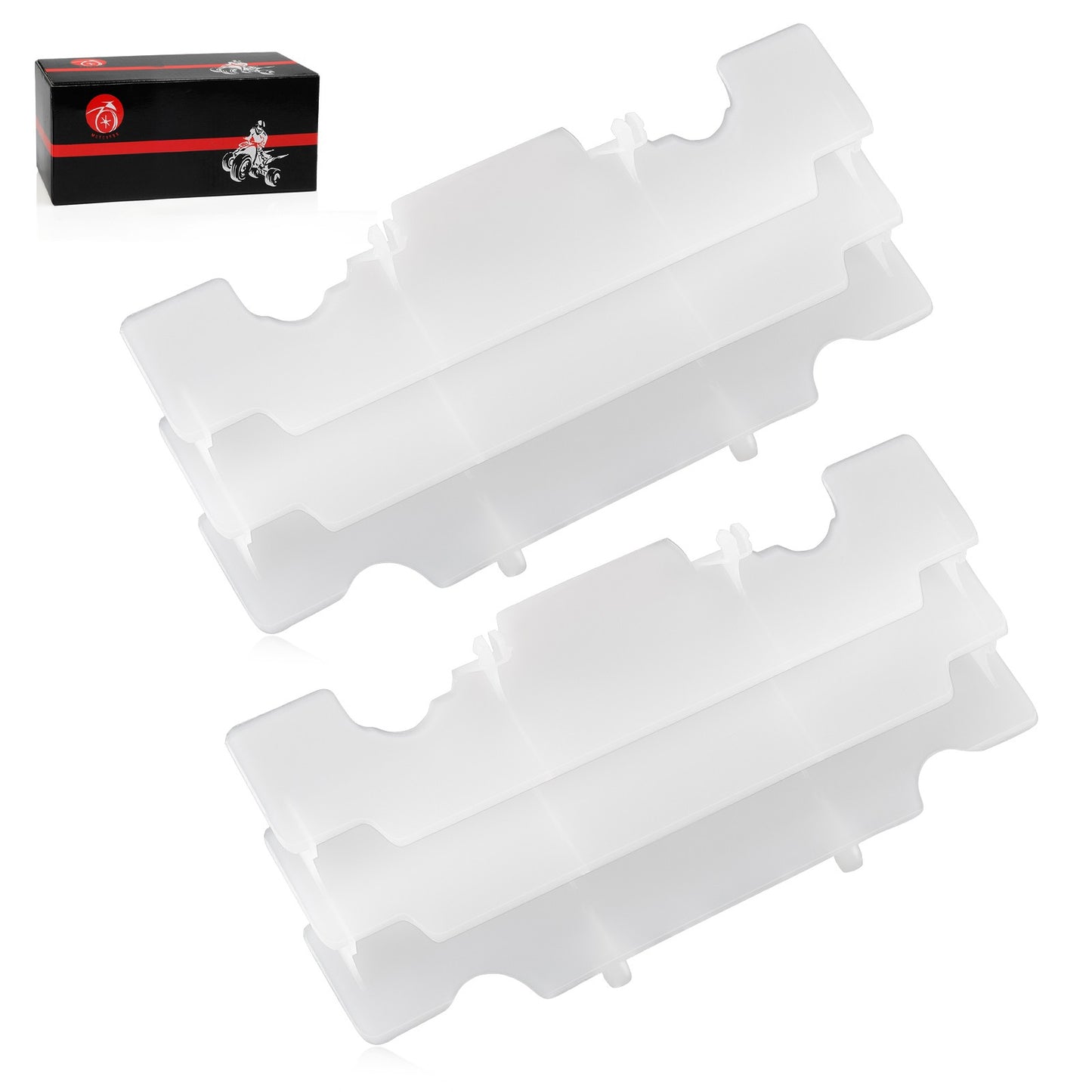 Set of 2 Radiator Grille Louver Guard Covers for Honda CR125R (1992–1997)