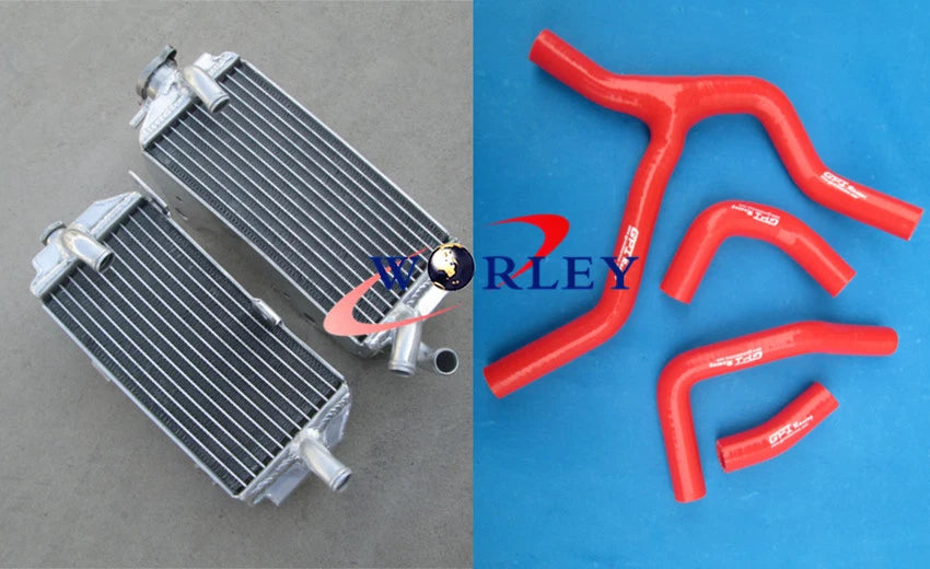 Aluminum Radiator & Hose for Honda CRF450R (2013–2014)