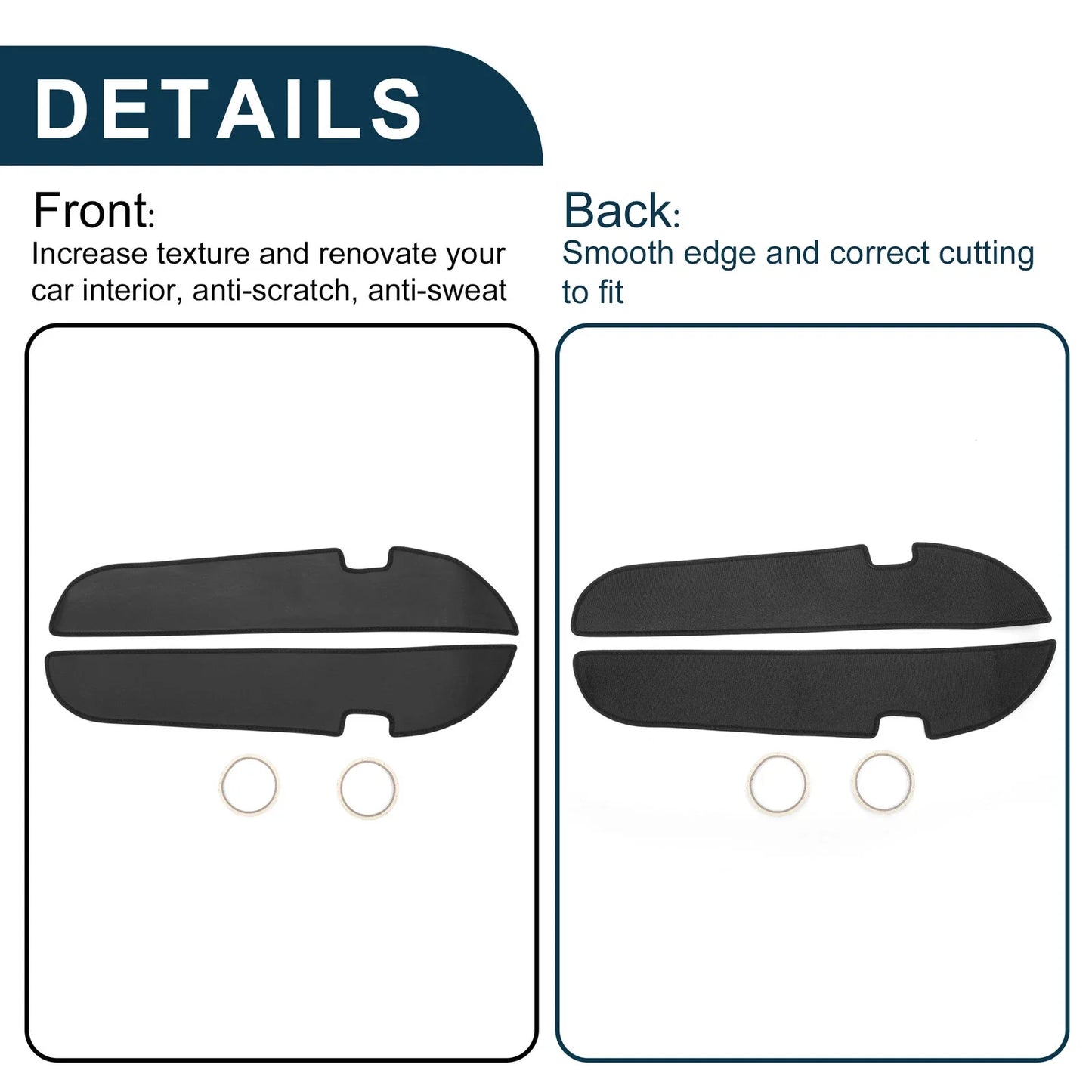 Car Door Anti Kick Pad Sticker Protector for Honda Elysion (2016-2019)