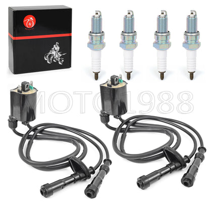 Ignition Coil & Spark Plug Kit for Honda Shadow ACE 750 (1998–2003)