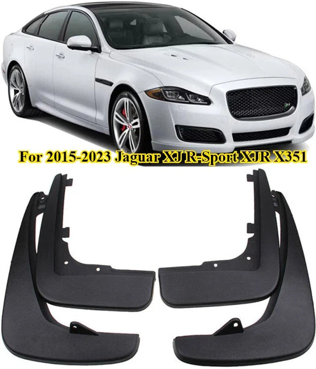 Full Set Splash Guards Mud Flaps for Jaguar XJ XJR X351 (2015–2023)