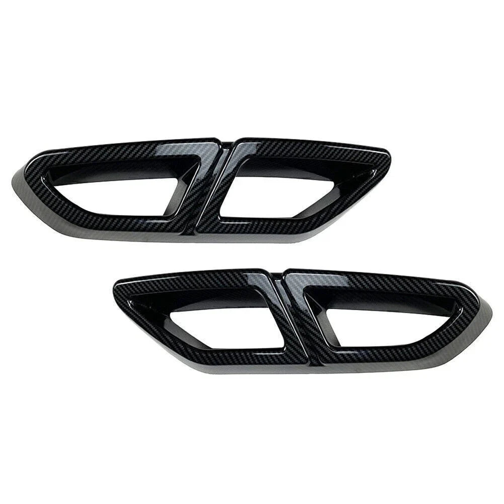 Carbon Fiber Rear Exhaust Muffler Tail Pipe Cover for VW Passat (16-19)