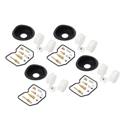 Set of 4 Carburetor Repair Kits for Kawasaki ZX1100 GPZ1100 (1995–1997)
