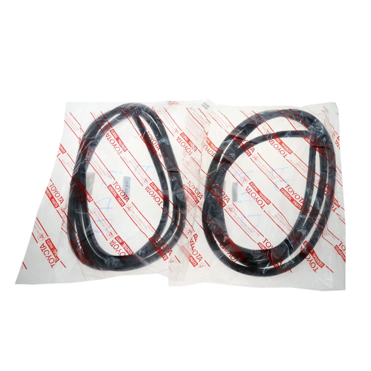 Set of 2 Door Rubber Weatherstrips for Toyota Corolla E10 KE10 TE10 (1966–1970)