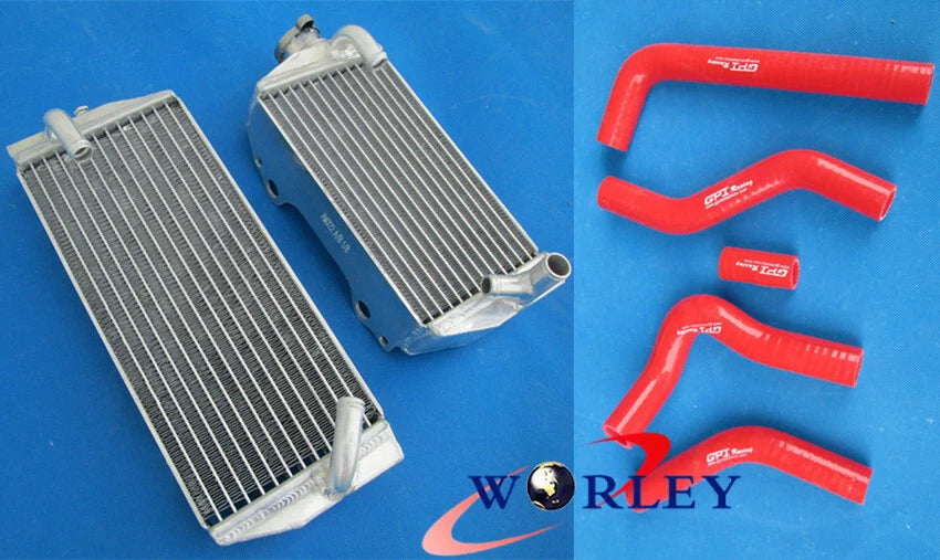 Aluminum Radiator & Silicone Hose Kit for Suzuki RMZ450 (2006)