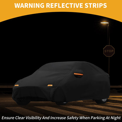 Waterproof Car Cover for BMW 2 Series Sedan (2014–2021) 190T-PU Black