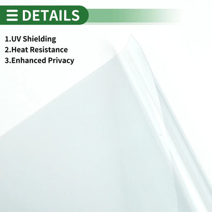 Car Window Tint Film for Universal Fit (9.84 ft x 23.62 inch, Light Blue)