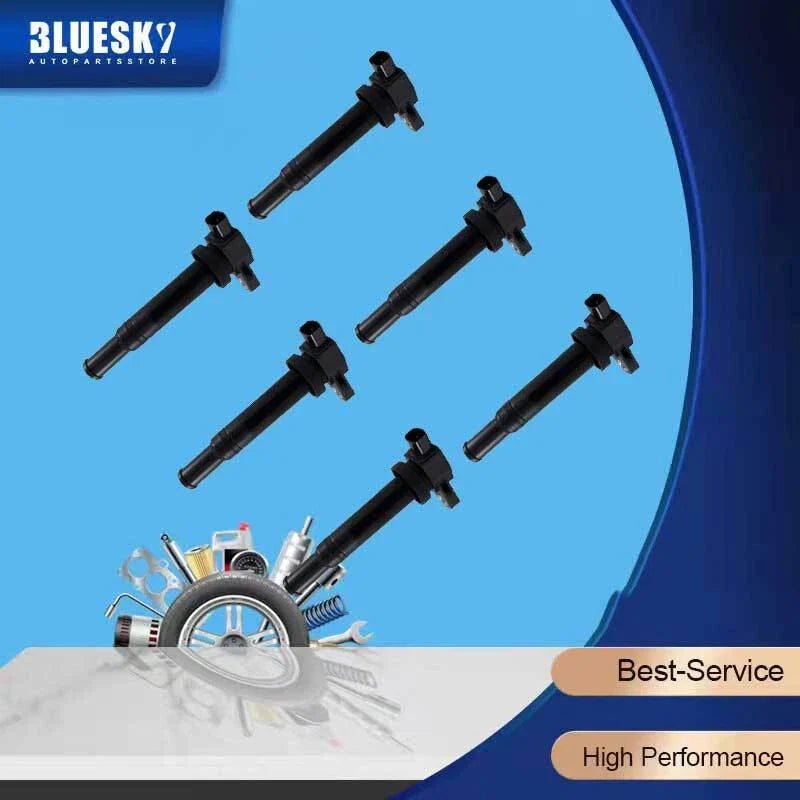 6PCS Ignition Coils for Kia Carnival VQ 2.7L G6EA (2006-2011)