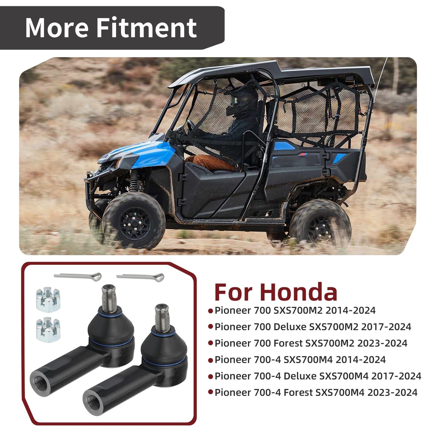 Tie Rod End Kit for Honda Pioneer 700 (2014–2024)