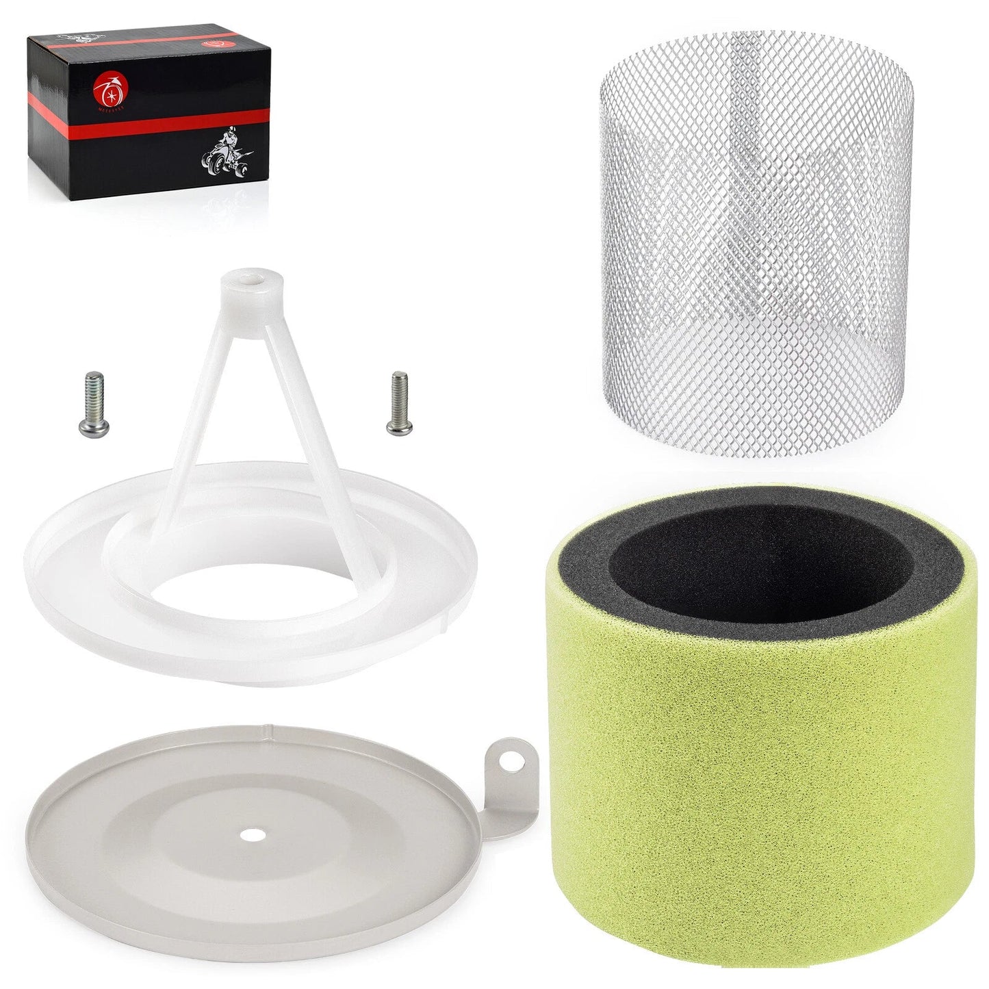 Air Filter + Guide Kit for Kawasaki Bayou 400 4X4 (1993–1998)