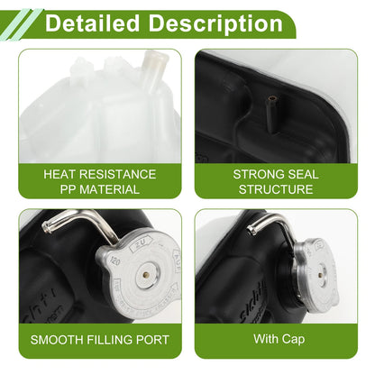Coolant Expansion Overflow Tank No.2025000249 for Mercedes-Benz C230 (1994–1998)