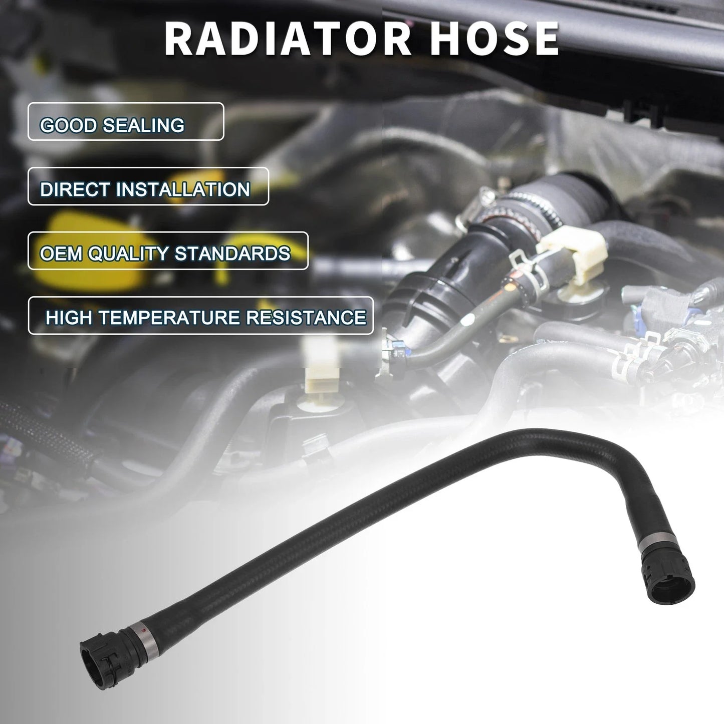 2x Radiator Hose for BMW 528i 2.8L / 530i 3.0L (1999-2000, 2001-03)