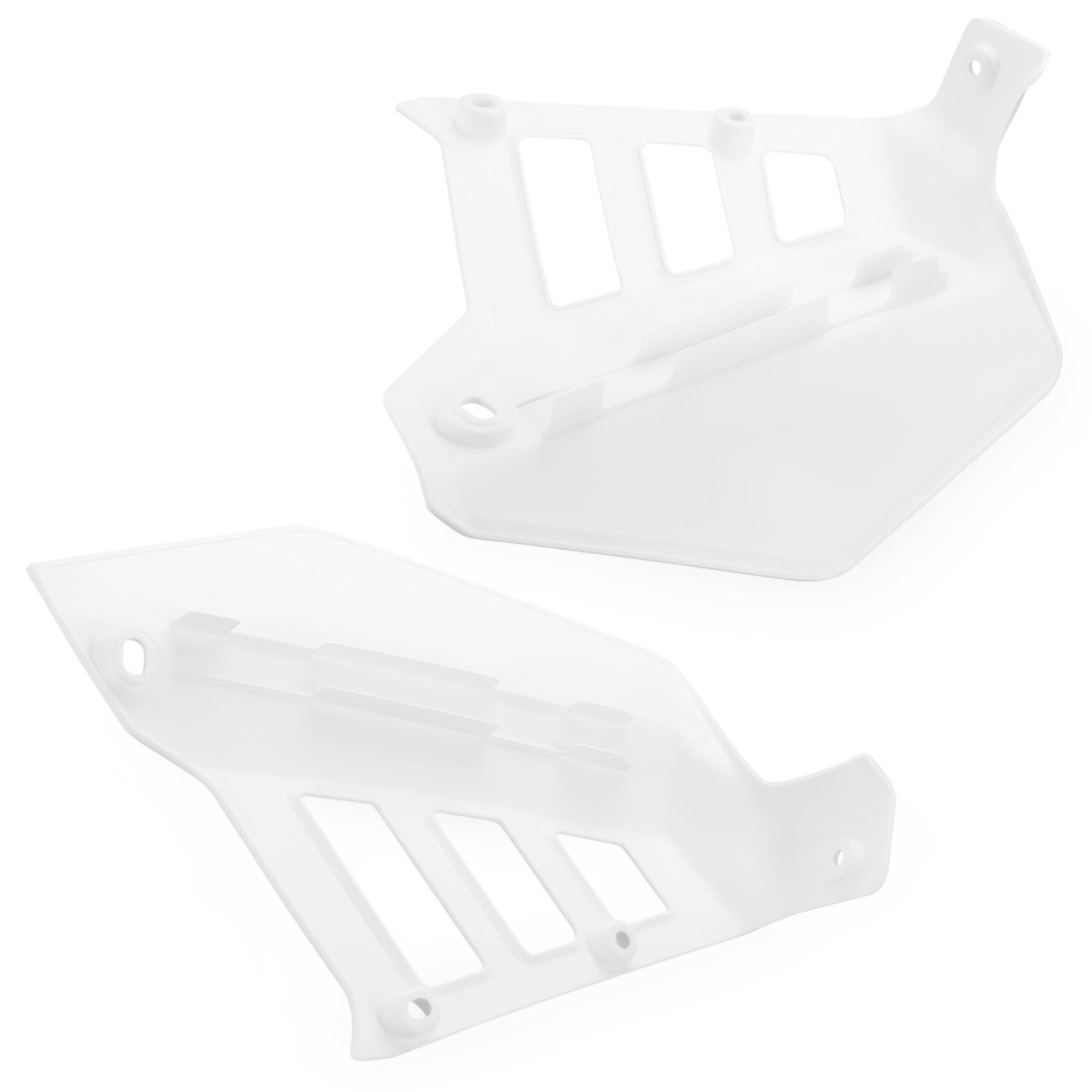 Radiator Shrouds for Honda ATC250R (1985–1986) - White Left + Right