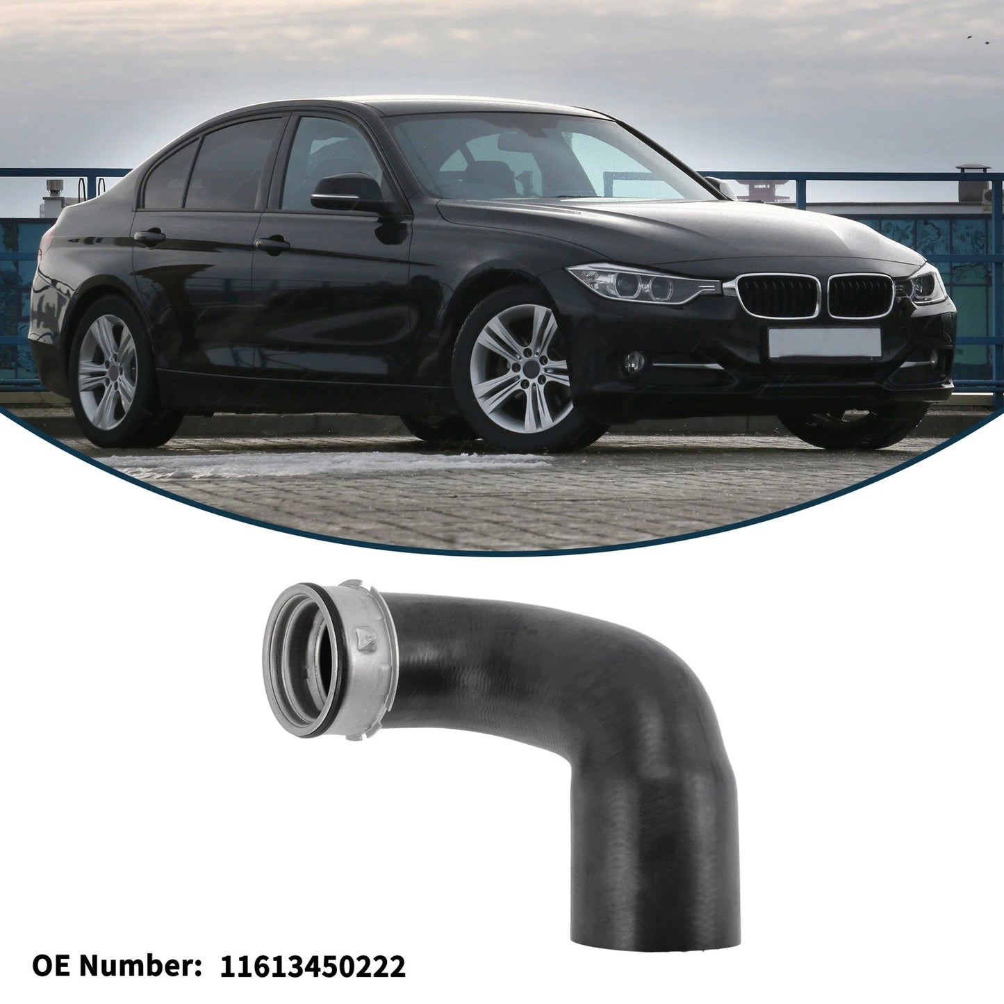 Radiator Hose for BMW X3 E83 2.0d (2004–2007) No. 11613450222 Rubber
