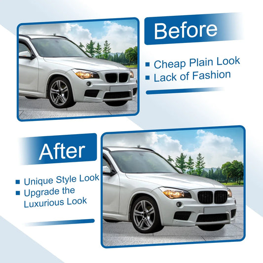 1 x Gloss Black Front Upper Grille for BMW X1 (2009 - 2015)