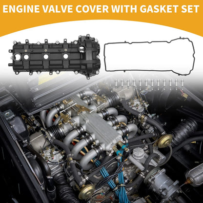 Engine Valve Cover with Gasket for Dodge Charger (2011-2023) 1 Set