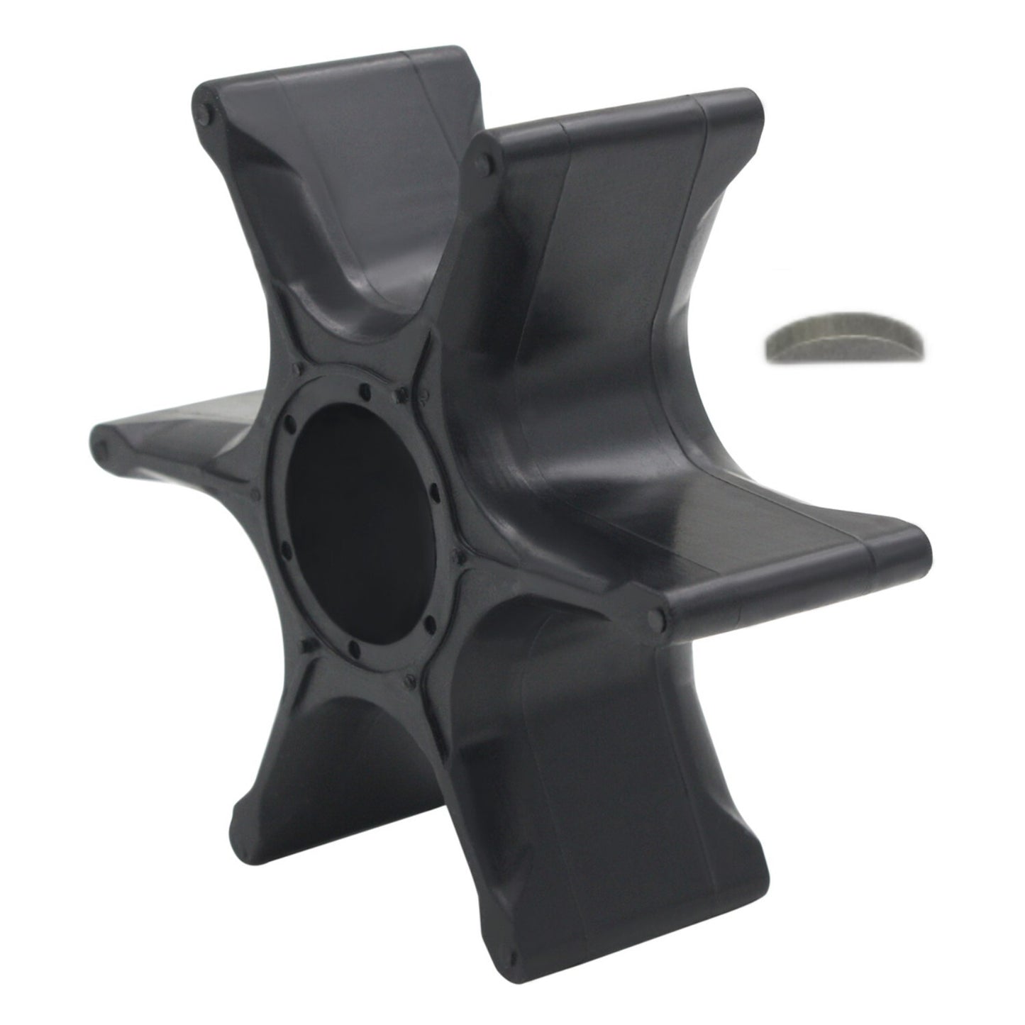 Water Pump Impeller & Key for Yamaha Outboards (115–300 HP)