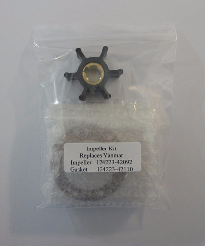 Impeller Kit for Yanmar Marine Diesel 3GMF (Replaces 124223-42092)
