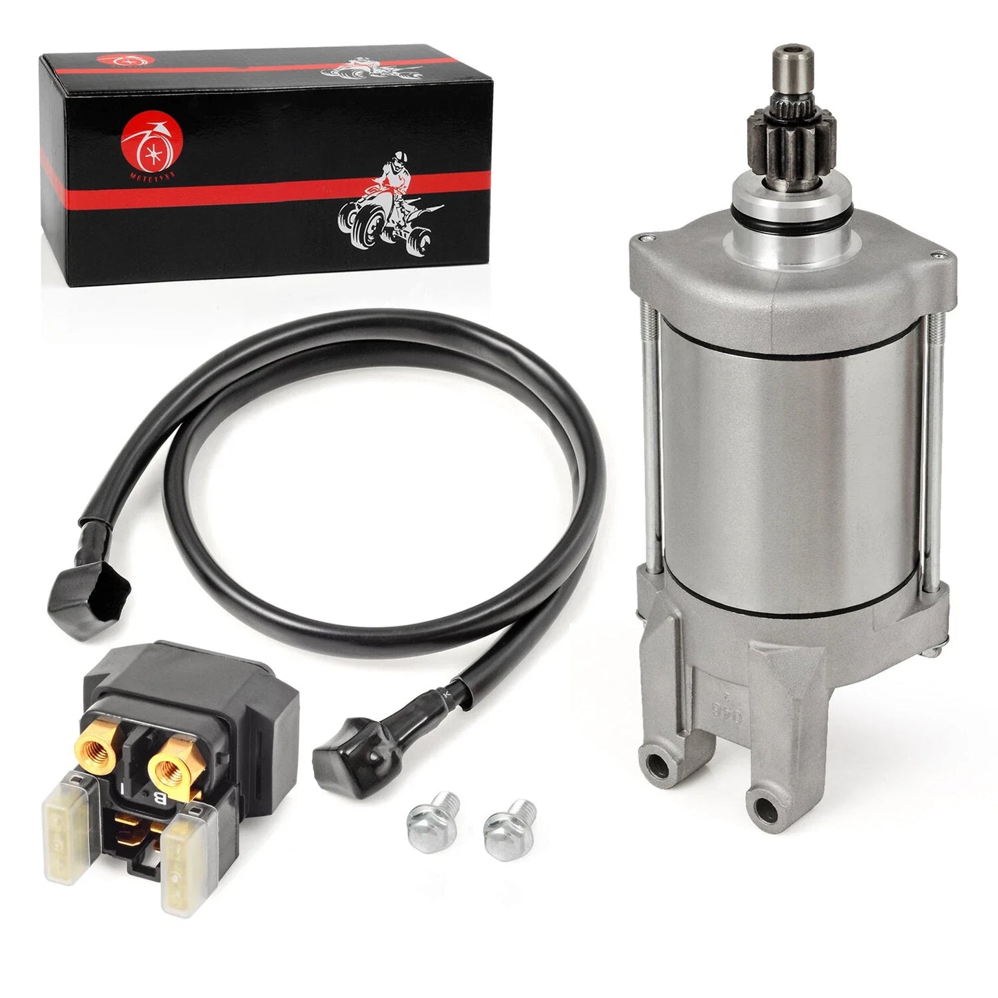 2 x Starter Motor & Relay for Yamaha Raptor 660 YFM660 (2001–2005)