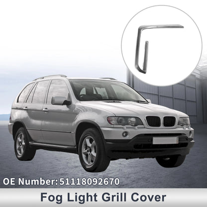 1 Pc Front Right Fog Light Grill for BMW X5 (2019-2023)
