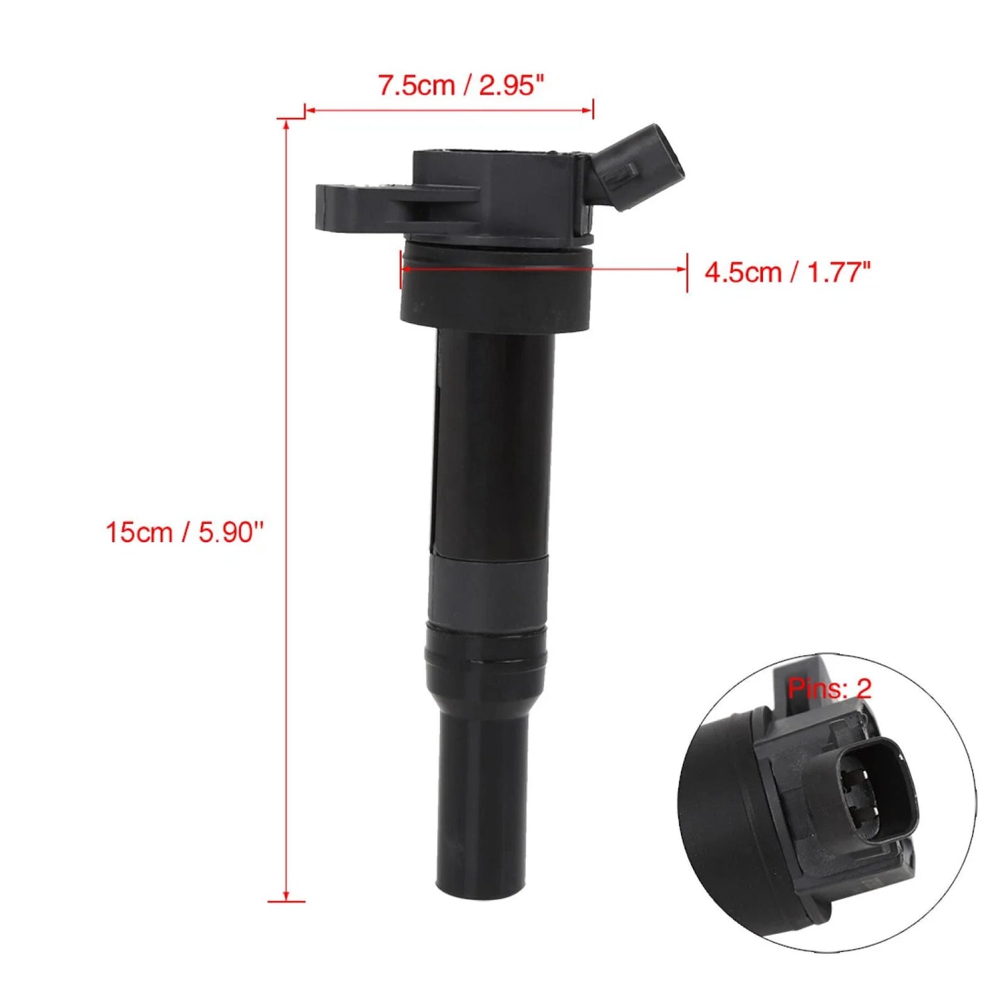Ignition Coil for Hyundai Elantra GT, Tucson, Kia Forte, Forte5, Soul (2013-2020)