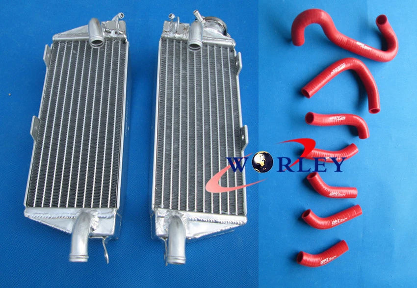 Aluminum Radiator and Hose for Husqvarna AE/CR/WR/XC 400/430/500 (1984–1988)