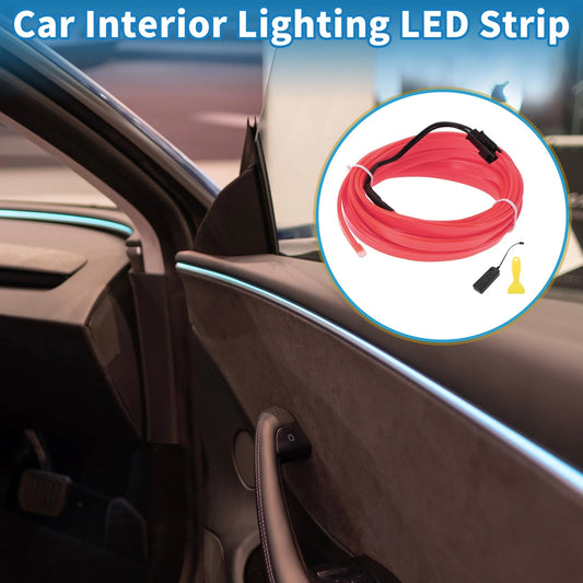 LED Strip Interior Decoration Lighting for Car (3 Meter, Pink)