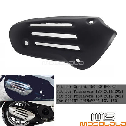 Scooter Exhaust Pipe Protection Cover for Primavera 125 150, Sprint 150 (2014-2021)