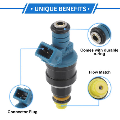1 Pc Fuel Injector No.0280150759 for Ford E-250 E-350 (1989–1991)