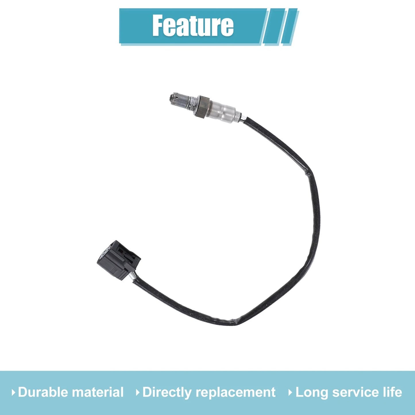 Oxygen Sensor for Honda TRX 420 (2007-2014) - Metal Rubber Black Silver Tone