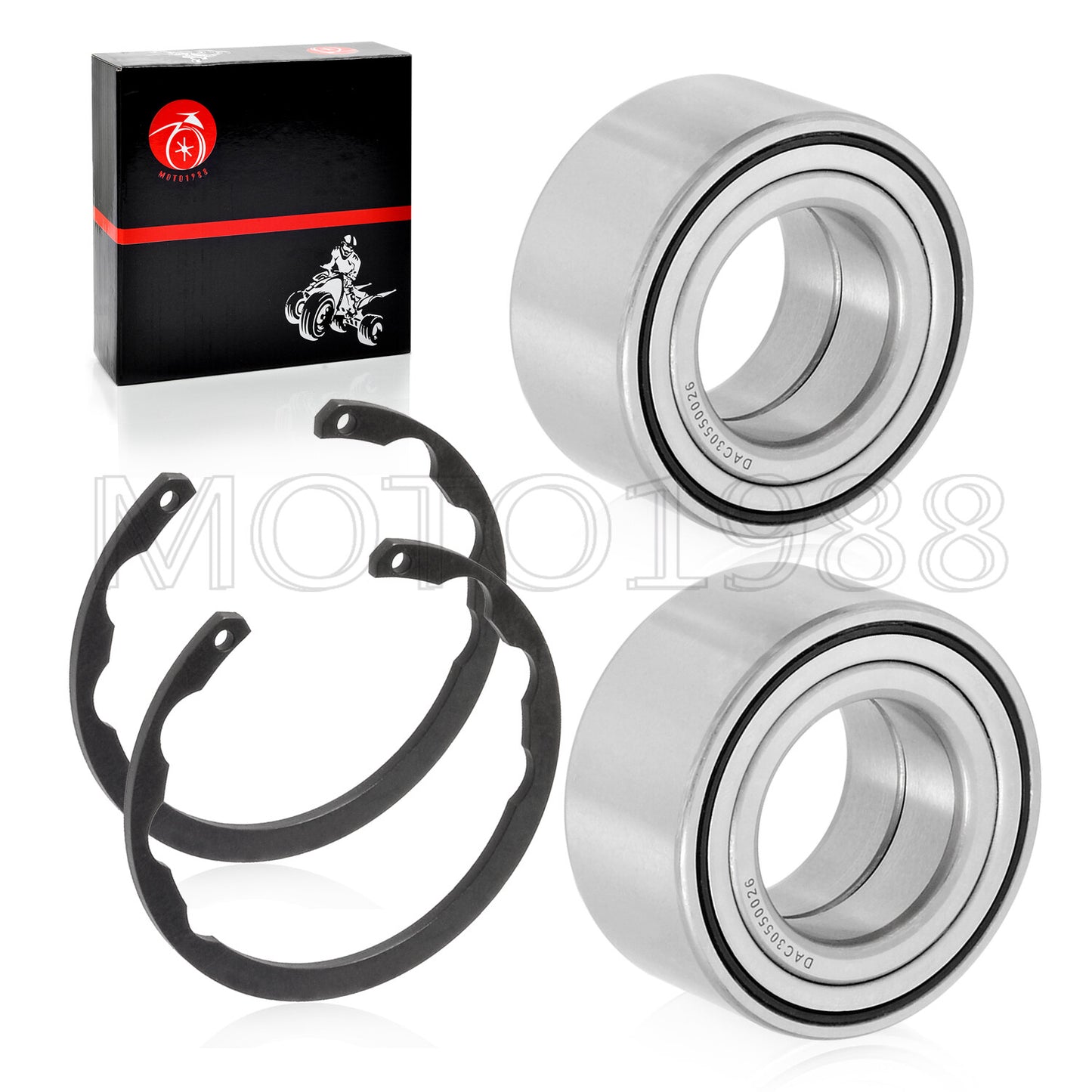 2X Front Wheel Bearings for Kawasaki Brute Force 650 700 (2005–2021)
