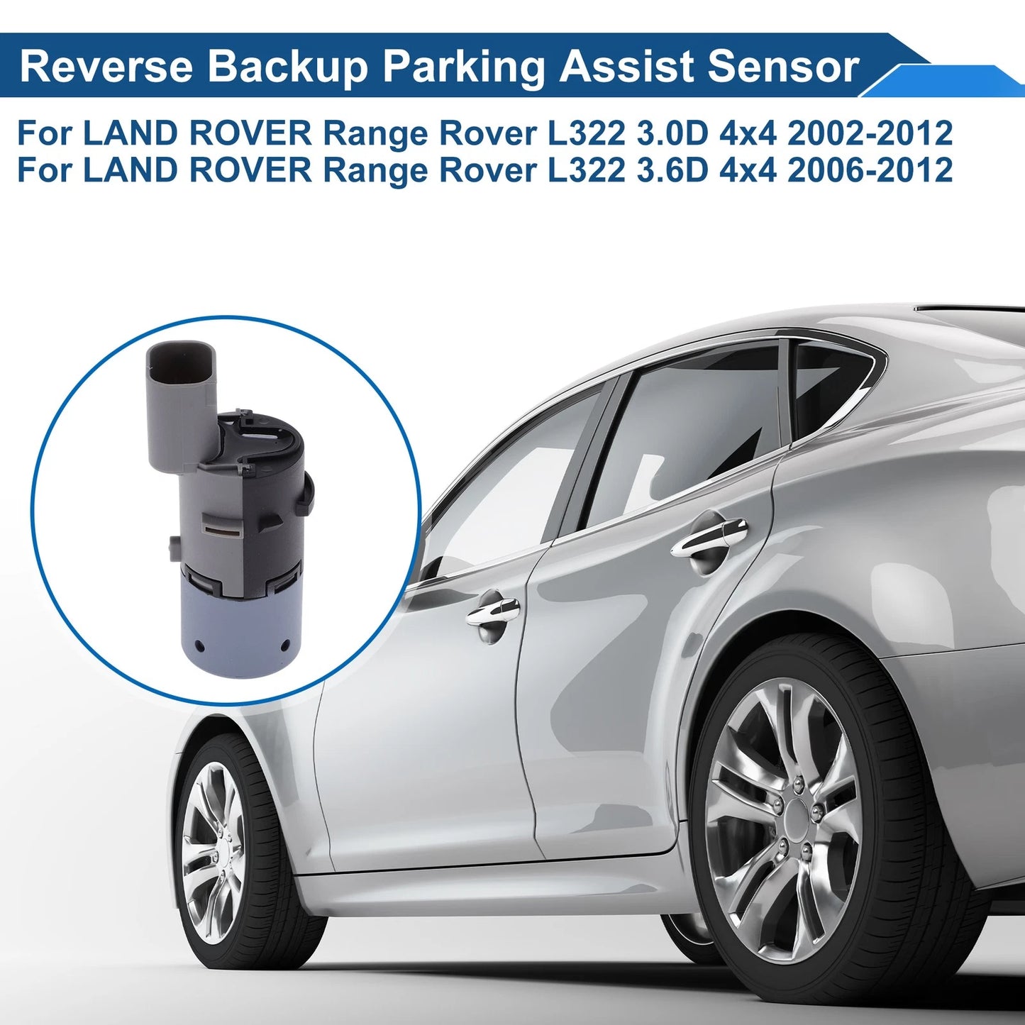 Reverse Backup Parking Sensor for Land Rover Range Rover L322 (2002–2012) Gray