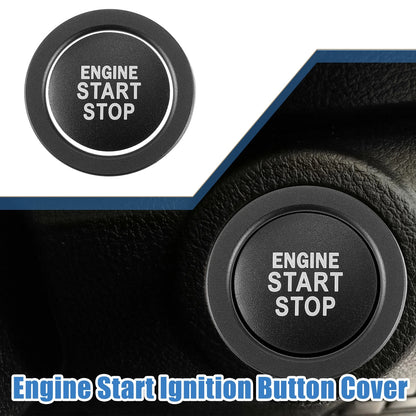 Engine Start Ignition Button Sticker for Lexus IS ES RX GS NX (2014–2023) Aluminum Black