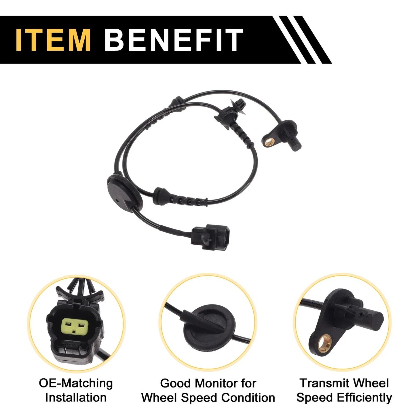 ABS Wheel Speed Sensor for Chevrolet Sail 3 (2012-2014) - Front Left & Right