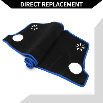 Dashboard Cover Mat for Honda Vezel RV3-RV6 (2021–2024) Black Blue Set of 1