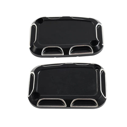 Front Brake Master Cylinder Covers for Harley Street Glide, Road King, V-Rod