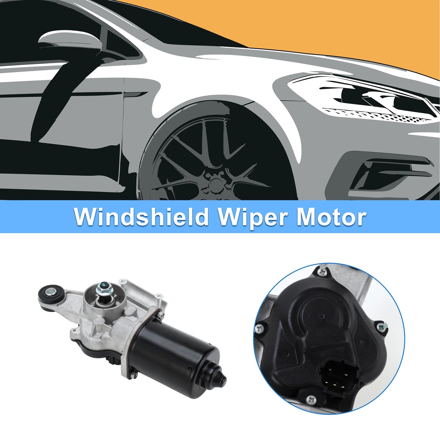 Front Windshield Wiper Motor for Nissan Micra III K12 (2003–2010) No. 28810AX700