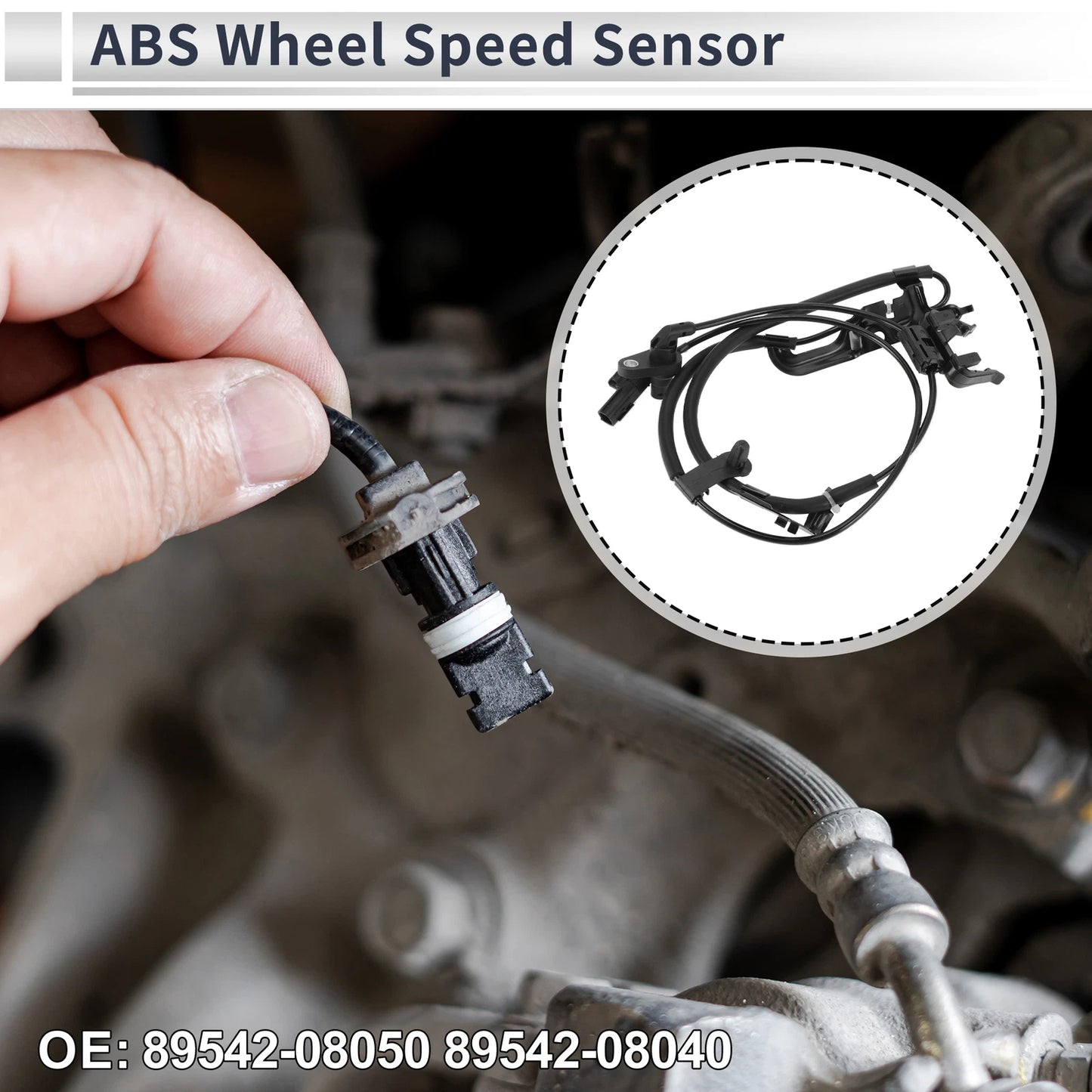 ABS Wheel Speed Sensor No. 89542-08050 for Toyota Sienna (2011–2020)