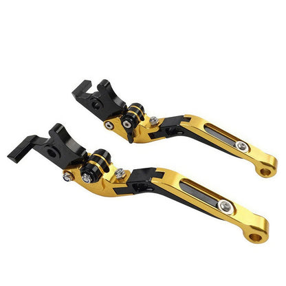 Gold CNC Folding Extendable Brake Clutch Levers for BMW S1000RR S1000R (2015-2019)
