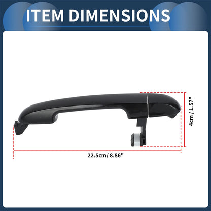 Set of 2 Front Left Right Door Handles for Hyundai Accent (2006–2011)
