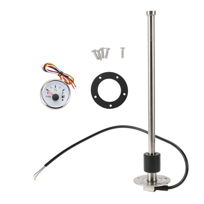Fuel Sending Unit and Gauge Kit 240-33 Ohm 318mm for Boat Car Truck