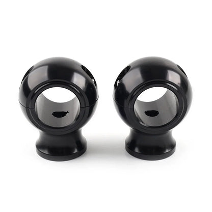 32mm 1.25" Fat Handlebar Risers Clamp Black for Harley Touring