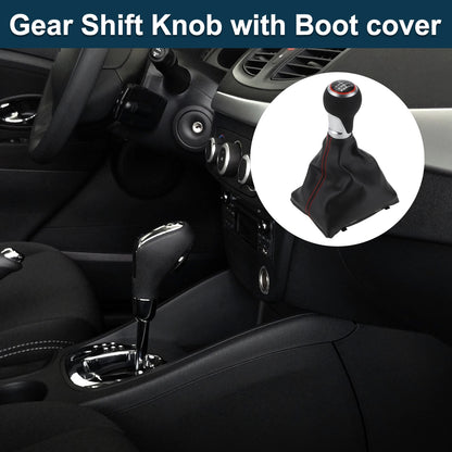 6 Speed Gear Shift Knob with Boot Cover No. 8K0863278H for Audi A5 (2007–2017)