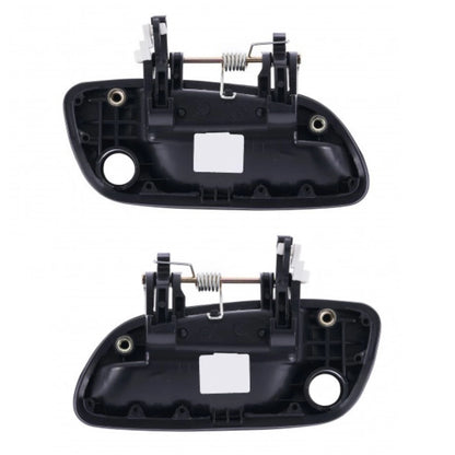 Set of 4 Outer Door Handles for Hyundai Elantra (2001–2006) Black